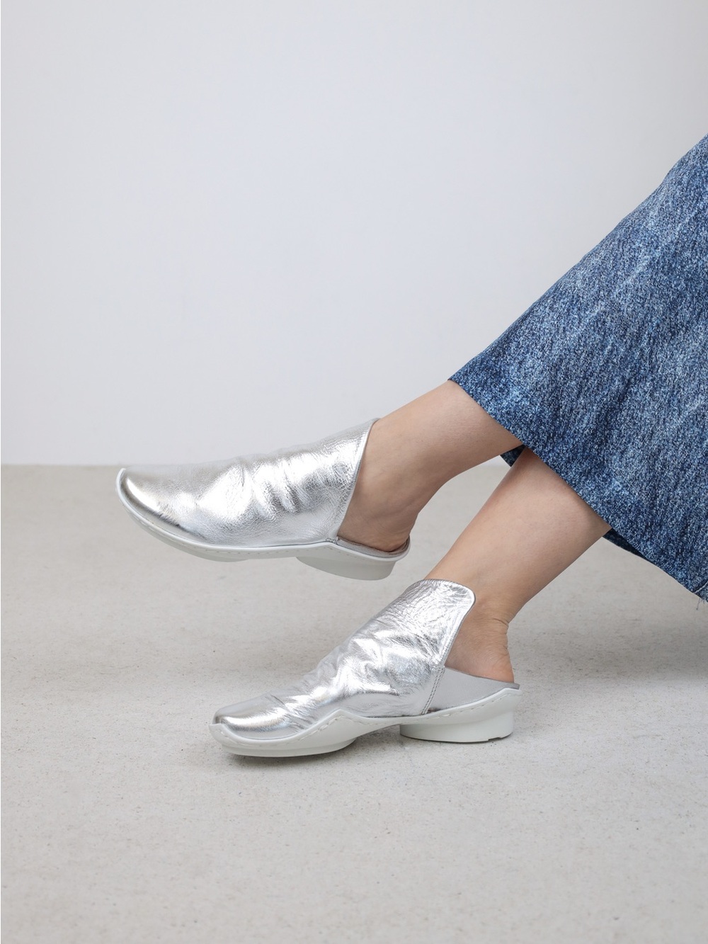 Trippen Plunge f shoes in silver